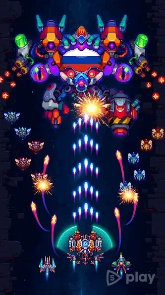 Galaxiga - классическая аркада в стиле 80-х 24.46