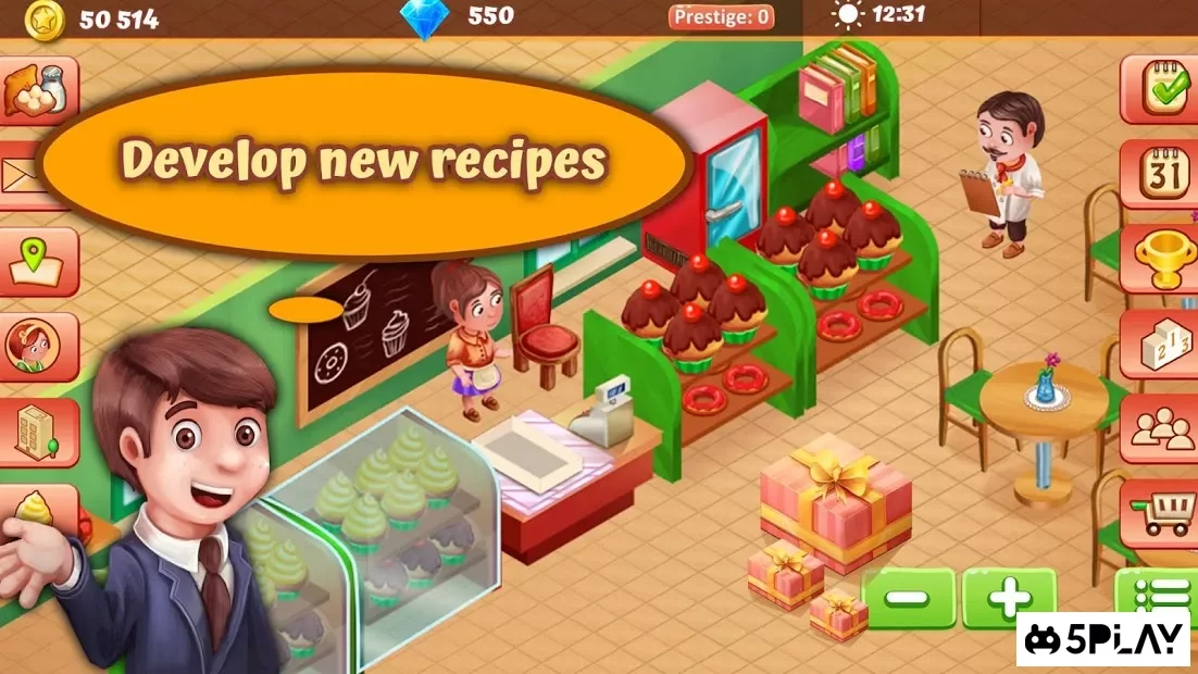 Idle Sweet Bakery - Cakes Factory 1.14