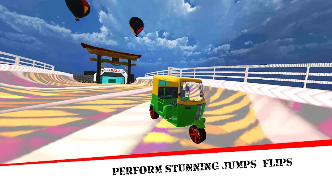 Mega Rikshaw Extreme Impossible Stunts 3D v1