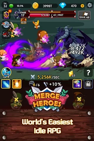 Merge Heroes Frontier: Casual RPG Online 2.3.2