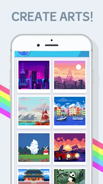 Pixel Art : World travel 1.3