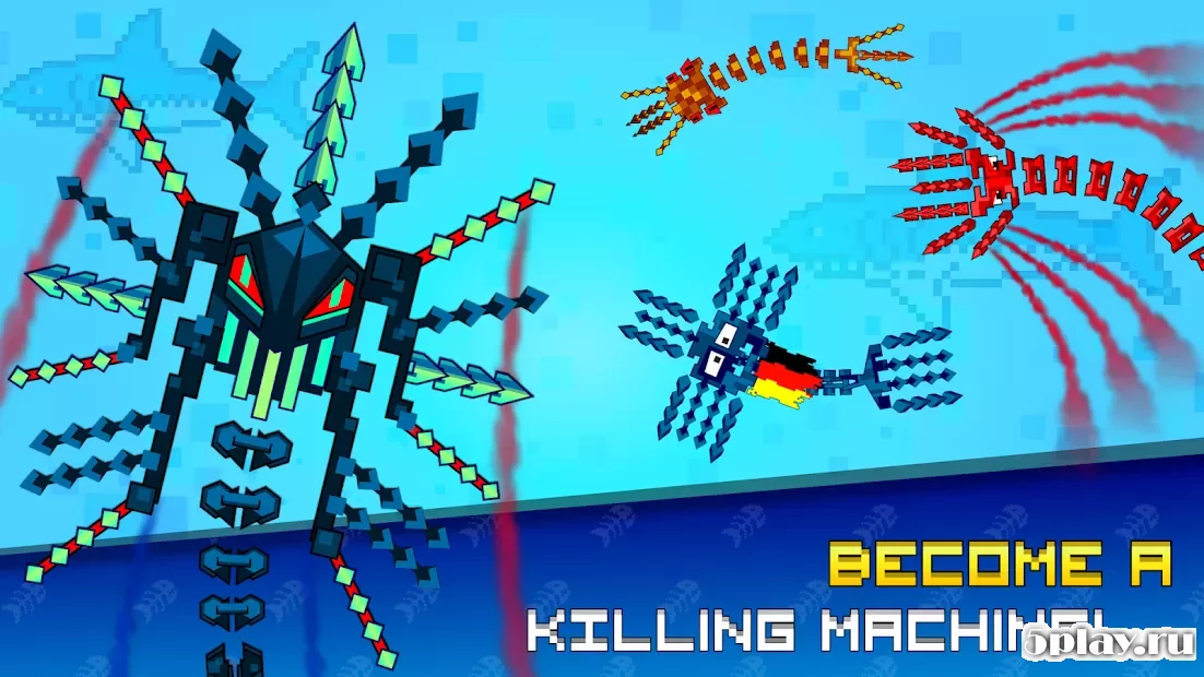 Pixel Sword Fish io 1.95