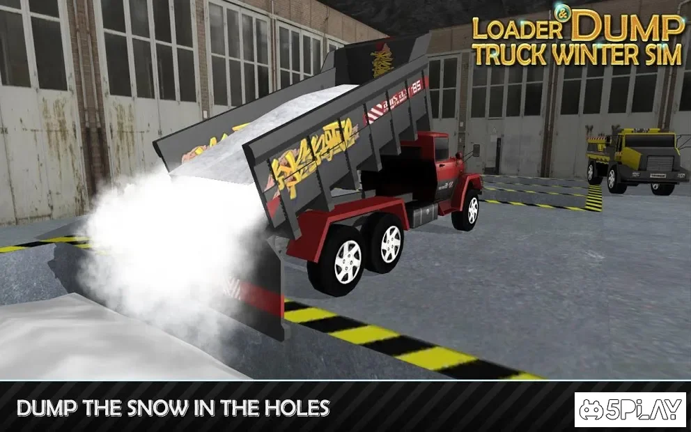 Погрузчик и самосвал зимой SIM 1.7