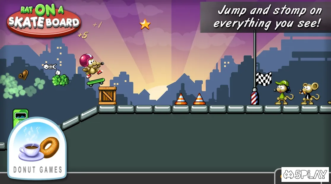 Rat On A Skateboard 1.25