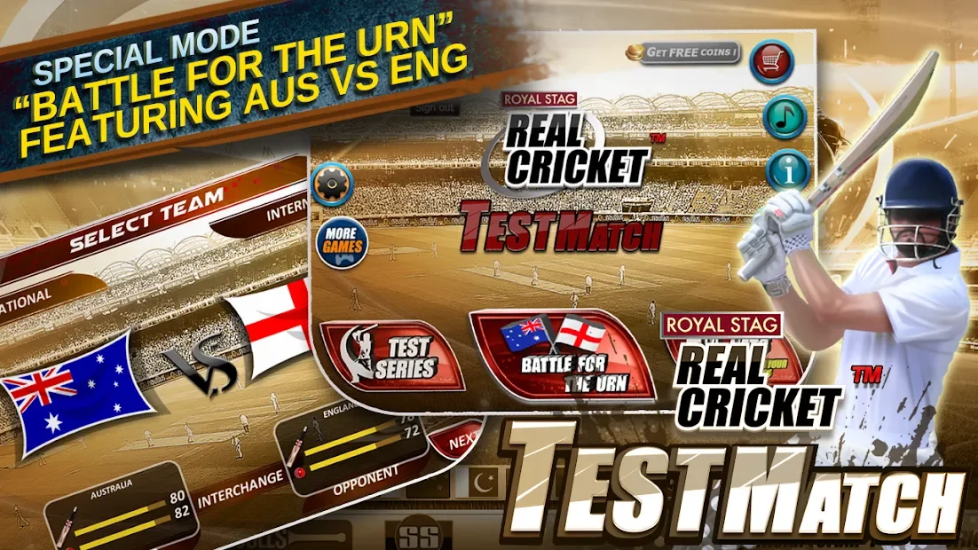 Real Cricketв„ў Test Match 1.0.7