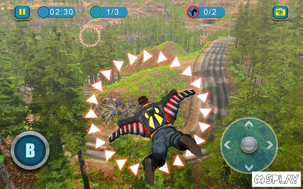 Симулятор полета Wingsuit - 3D Flying Game v13