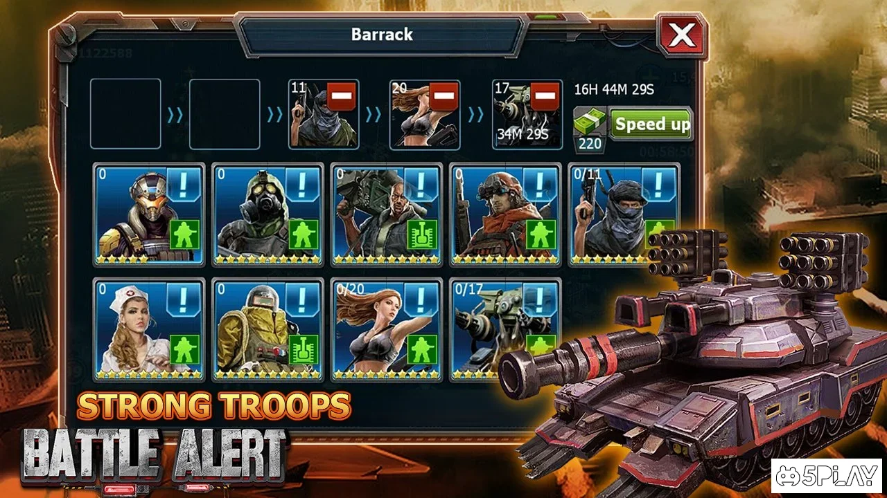  Battle Alert : War of Tank 4.7.63 на андроїд безкоштовно