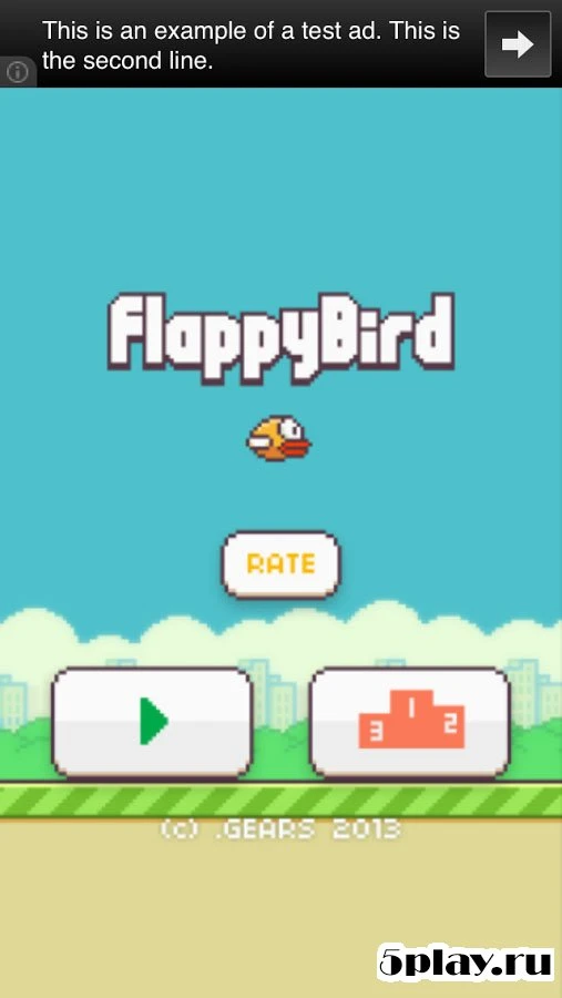  Flappy Bird 1.3 на андроїд безкоштовно