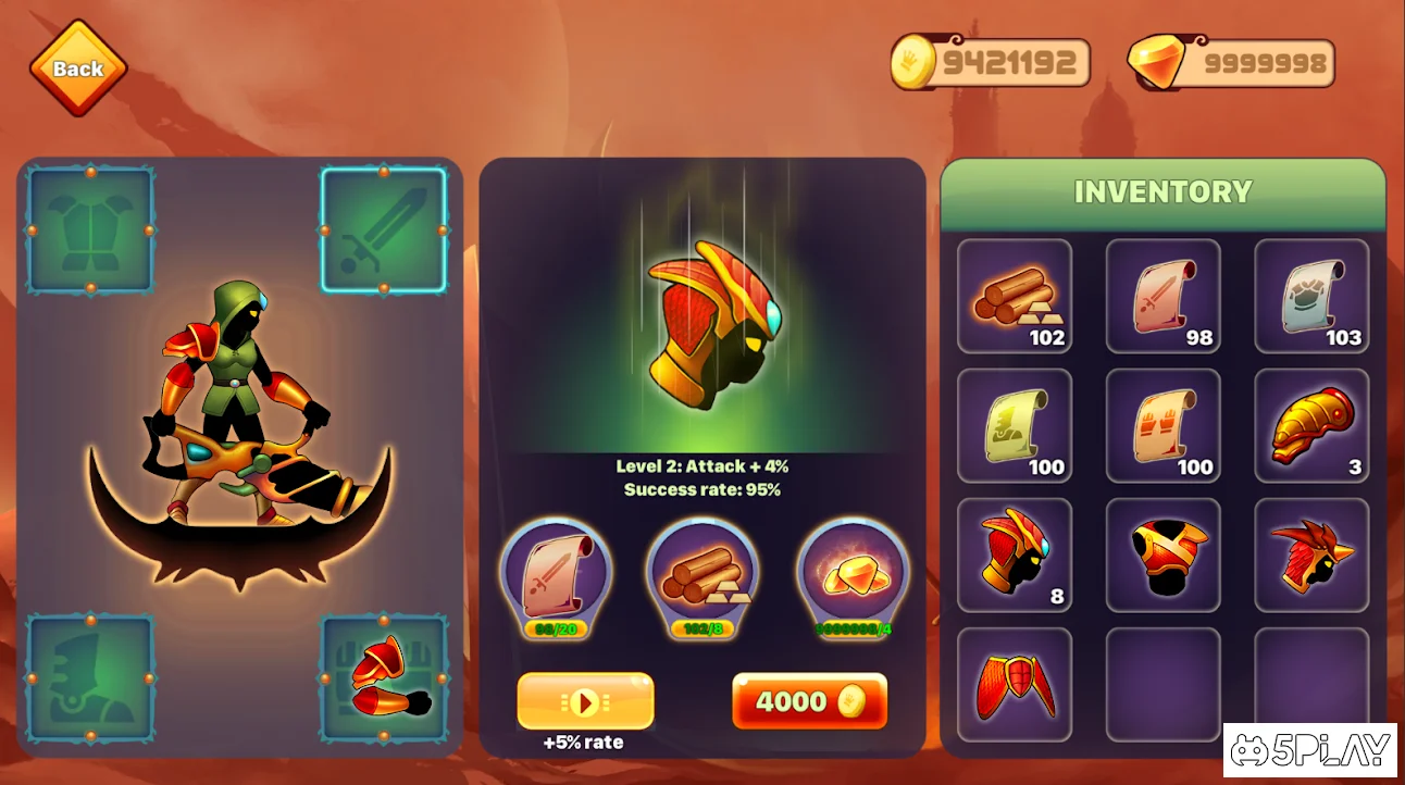 Stickman Ninja: Легенди Воїн-Роллер Гра в тіні 1.2.3