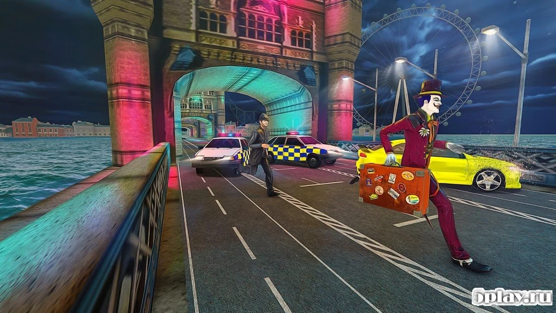 Страшные Клоун Атака Ночь город 1.1