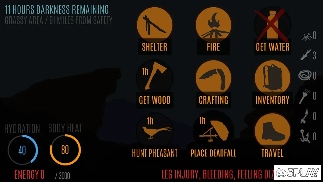 Survive - Wilderness survival 0.319