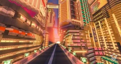 Гравець створив місто Сіті Сіті з Кіберпанка 2077 до Minecraft