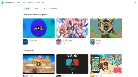 Настільна версія Google Play зазнала значних змін