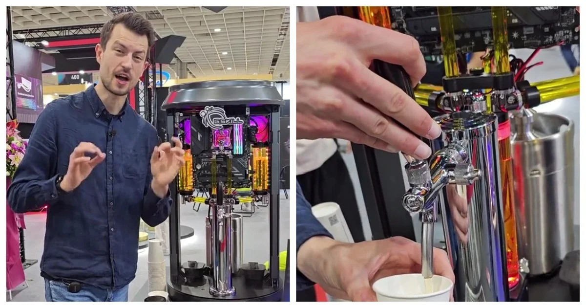 На виставці Computex 2023 представлений комп’ютер з пивом