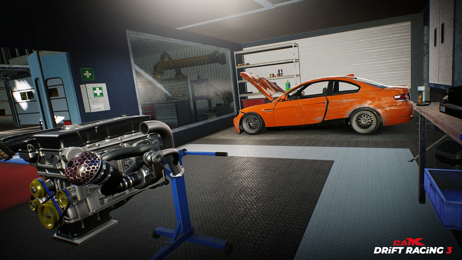 Опубліковані нові кадри симулятора дрейфу з налаштуванням та руйнуванням