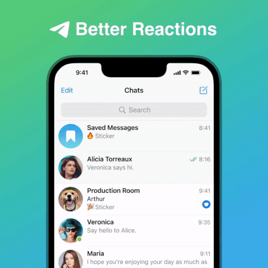 Telegram отримав перше основне оновлення у 2022 році