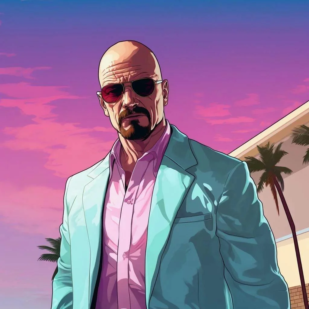 Нейронна мережа показала персонажів серіалу "чудова" у стилі GTA: Vice City