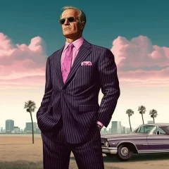 Нейронна мережа показала персонажів серіалу "чудова" у стилі GTA: Vice City