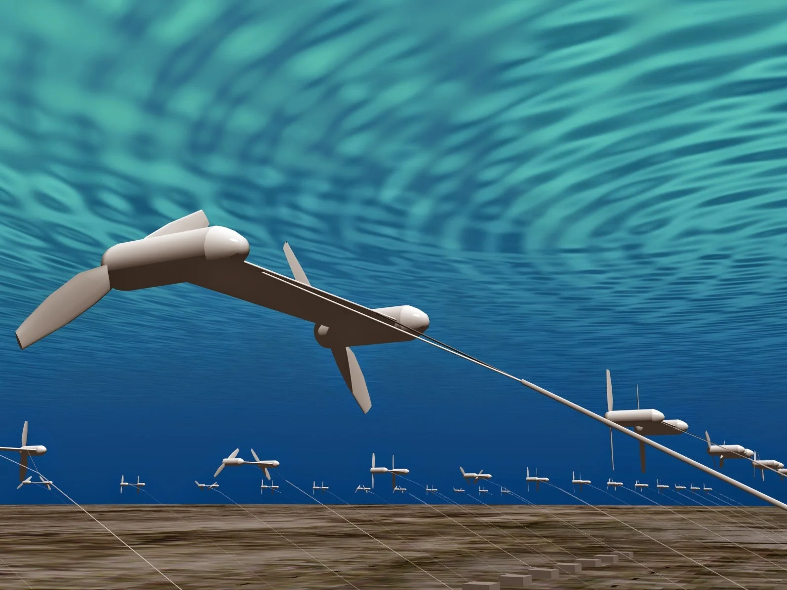 У Японії було розроблено підводні турбінні електричні генератори вагою 330 тонн