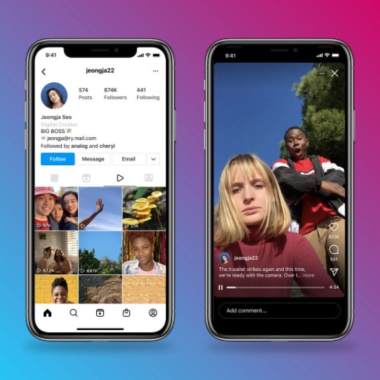 Instagram вносить зміни в службу IGTV
