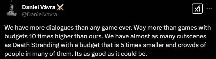 Бюджетне царство приходить: Визволення 2 було наполовину стільки, скільки від Witcher 3