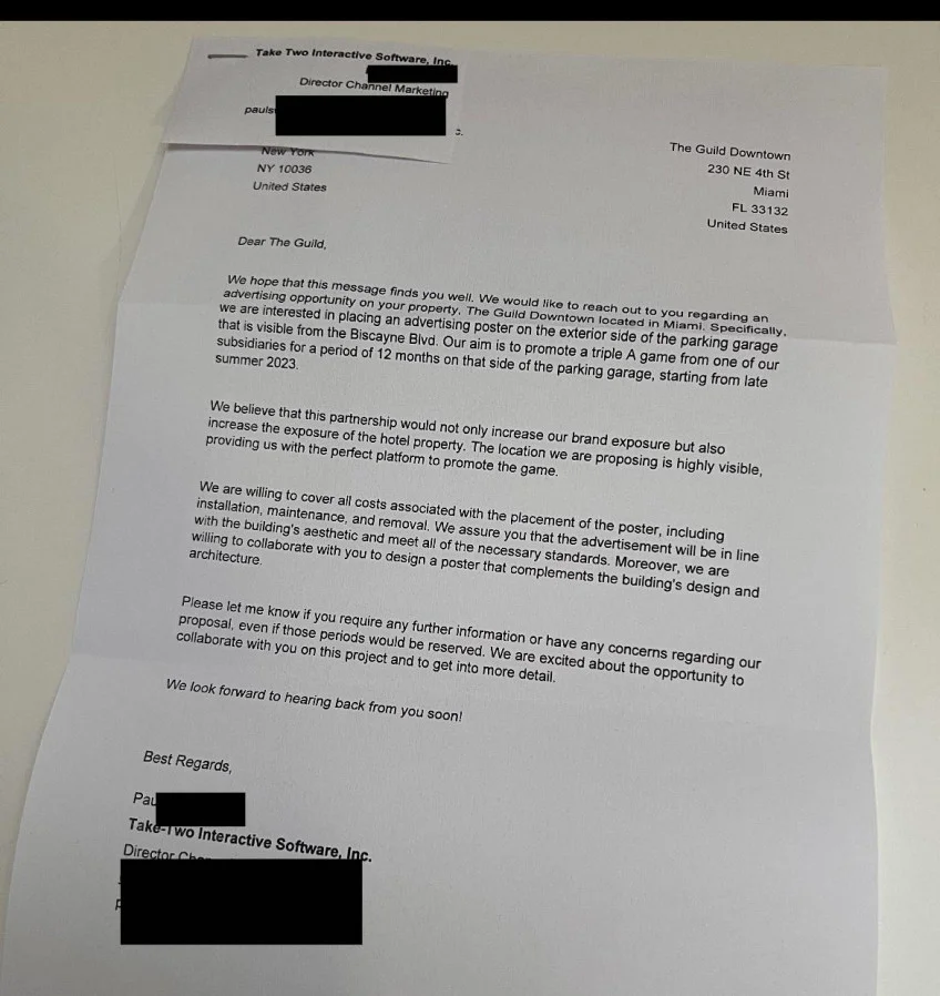 В Маямі влітку вони можуть розмістити рекламу GTA 6