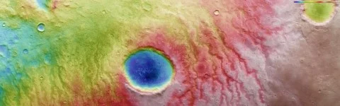 Фотографія поверхні Марса показала щось подібне за допомогою очей 