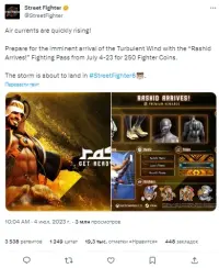 Наступний геймплей -трейлер Street Fighter 6 вийшов