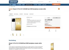 Вартість Xiaomi 13 та 13 Pro для європейського ринку стала відомим