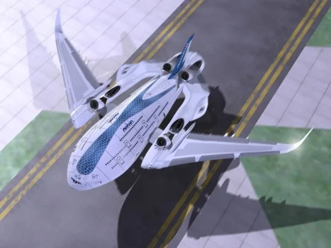 Іспанська компанія представила концепцію 3-поверхового літака майбутнього  