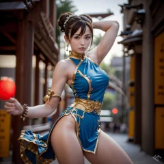 Нейронна мережа відтворила героїню Чуна Лі з серії «Стріт -винищувач»